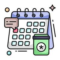 A unique design icon of doctor appointment vector