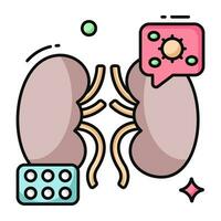 Premium download icon of kidneys vector