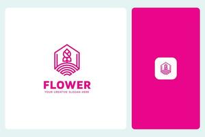 Modern Flower Logo Design Template vector