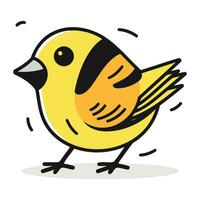 Bullfinch icon. Cartoon illustration of bullfinch icon for web design vector