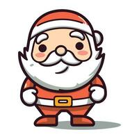 Santa Claus cartoon character vector illustration. Santa Claus character vector illustration.