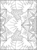 floral mandala colorante páginas, flor mandala colorante página, colorante página para adulto. colorante paginas mandala vector