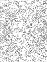 floral mandala colorante páginas, flor mandala colorante página, colorante página para adulto. colorante paginas mandala vector