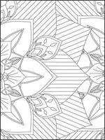 floral mandala colorante páginas, flor mandala colorante página, colorante página para adulto. colorante paginas mandala vector