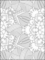 Floral Mandala Coloring Pages, Flower Mandala Coloring Page, Coloring Page For Adult. Coloring Pages. Mandala vector