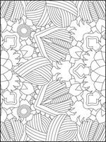 Floral Mandala Coloring Pages, Flower Mandala Coloring Page, Coloring Page For Adult. Coloring Pages. Mandala vector