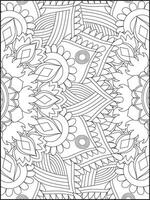 Floral Mandala Coloring Pages, Flower Mandala Coloring Page, Coloring Page For Adult. Coloring Pages. Mandala vector