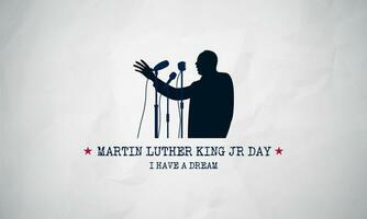 Happy Martin Luther King Jr. Day Background vector Illustration