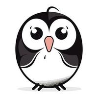 Penguin cartoon design. vector illustration eps10 graphic.