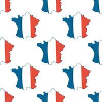 bandera territorio Francia país tricolor textil r vector