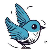 cute bird cartoon icon vector illustration graphic design vector illustration graphic design