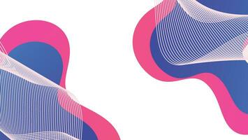 Abstract colorful geometric background. Liquid color background design vector
