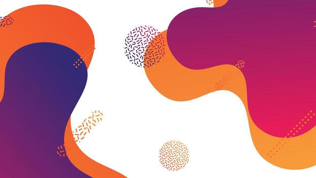 Abstract colorful geometric background. Liquid color background design vector