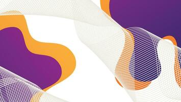 Abstract colorful geometric background. Liquid color background design vector