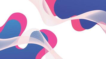 Abstract colorful geometric background. Liquid color background design vector
