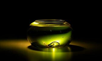 Colored liquid in a glass transparent glass abstraction photo