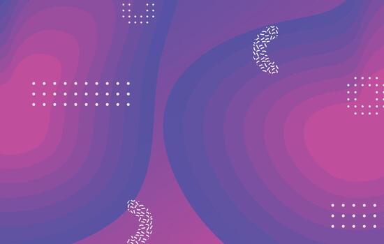 Abstract liquid color background design. Blue and pink elements with fluid gradient vector