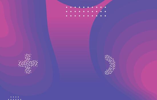 Abstract liquid color background design. Blue and pink elements with fluid gradient vector