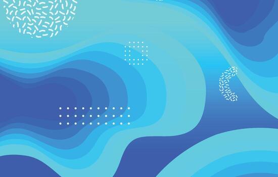 Abstract liquid color background design. Blue elements with fluid gradient vector