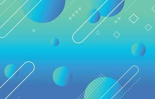 Abstract colorful geometric background. Blue elements with gradient vector