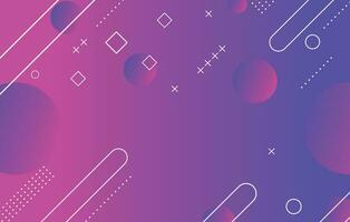 Abstract colorful geometric background. Blue and magenta elements with gradient vector