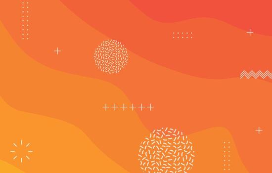 abstract gradient dynamic fluid shapes background design template vector