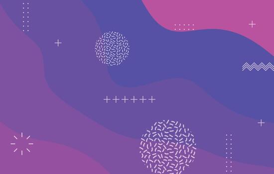 abstract gradient dynamic fluid shapes background design template vector