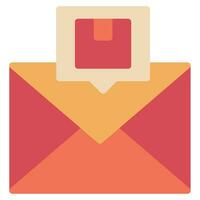 correo icono ilustración, para uiux, infografía, etc vector