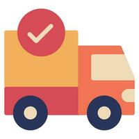 Delivery icon illustration, for uiux, infographic, etc vector