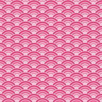 Pink shade of Japanese wave pattern background. Japanese seamless pattern vector. Waves background illustration. for clothing, wrapping paper, backdrop, background, gift card. vector
