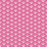 Pink shade of Japanese wave pattern background. Japanese seamless pattern vector. Waves background illustration. for clothing, wrapping paper, backdrop, background, gift card. vector