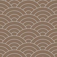 Brown Japanese wave pattern background. Japanese seamless pattern vector. Waves background illustration. for clothing, wrapping paper, backdrop, background, gift card. vector