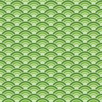 Light green shade of Japanese wave pattern background. Japanese seamless pattern vector. Waves background illustration. for clothing, wrapping paper, backdrop, background, gift card. vector