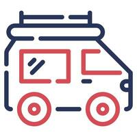 camioneta icono ilustración, para uiux, infografía, etc vector