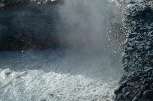 Boiling Water and Mud from Geothermal Activity photo