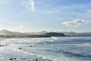 Beautiful View of Ribeira Grande Coastline in the Azores photo