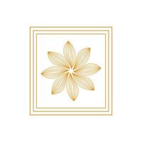 Leaf line logo vector and symbol