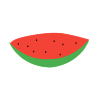 Pieces of fresh watermelon fruit png