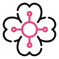 Cherry Blossom icon illustration, for UIUX, Infographic, etc vector