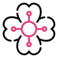 Cherry Blossom icon illustration, for UIUX, Infographic, etc vector