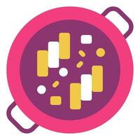 Bulgogi icon illustration, for UIUX, Infographic, etc vector