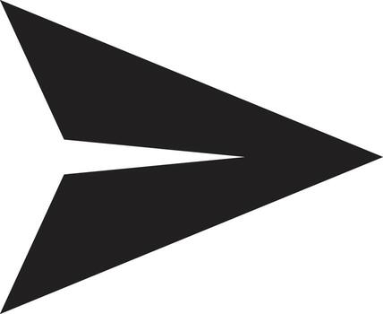 Send message icon vector . Paper plane icon isolated on white background