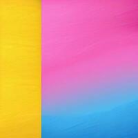Simple abstract background in blue pink and yellow color, empty space for text and design photo
