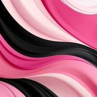 Abstract texture in black pink white color with wave effect, liquid, fabric photo