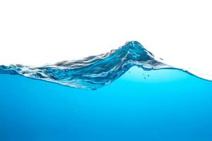 resumen. azul agua ola. hermosa blanco antecedentes. foto