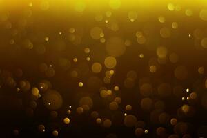 bokeh gold and dark background, gradient blurred background beautiful glow photo