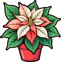 Poinsettia ai generative png