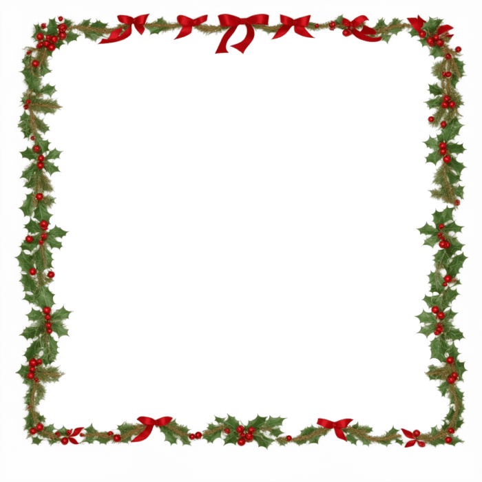 Christmas Border PNGs for Free Download Christmas Border PNGs for Free Download