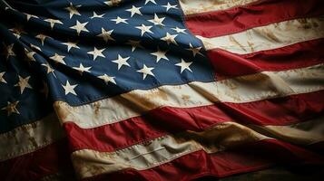 original americano bandera antecedentes imagen, alto resolución ai generado foto
