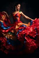 Tradition and Joy Unveiled Hispanic Heritage Banner - AI generated photo